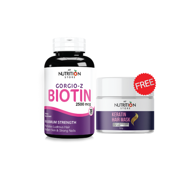 BUY GORGIO-Z BIOTIN & GET KERATIN HAIR MASK FREE